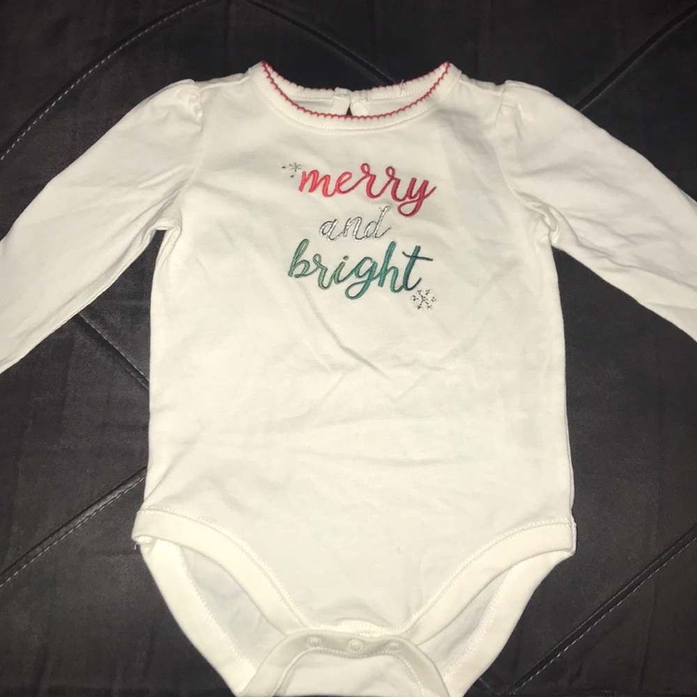 Gymboree Christmas onesie